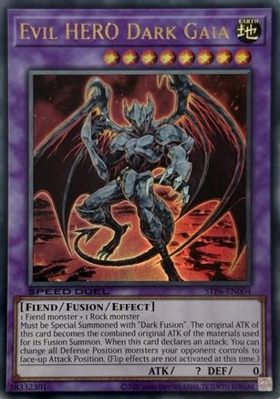 Evil HERO Dark Gaia (STP6-EN004) - Speed Duel: Tournament Pack 6 Unlimited Speed Duel: Tournament Pack 6 Yugioh Single  Squirtle Squad Card Shop.