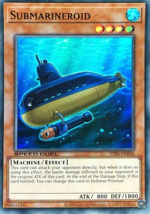 Submarineroid (STP6-EN006) - Speed Duel: Tournament Pack 6 Unlimited Speed Duel: Tournament Pack 6 Yugioh Single  Squirtle Squad Card Shop.