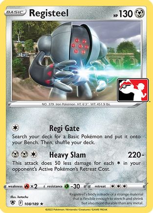 Registeel  Prize Pack Series Cards - Rare Prize Pack Series Cards Pokemon Single  Squirtle Squad Card Shop.