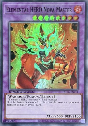 Elemental HERO Nova Master (STP6-EN011) - Speed Duel: Tournament Pack 6 Unlimited Speed Duel: Tournament Pack 6 Yugioh Single  Squirtle Squad Card Shop.