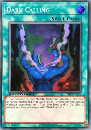Dark Calling (STP6-EN013) - Speed Duel: Tournament Pack 6 Unlimited Speed Duel: Tournament Pack 6 Yugioh Single  Squirtle Squad Card Shop.