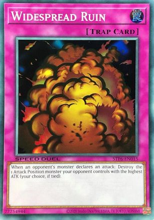 Widespread Ruin (STP6-EN015) - Speed Duel: Tournament Pack 6 Unlimited Speed Duel: Tournament Pack 6 Yugioh Single  Squirtle Squad Card Shop.