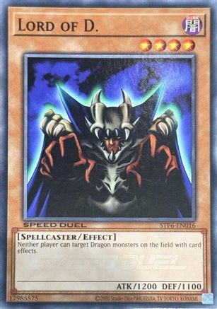Lord of D. (STP6-EN016) - Speed Duel: Tournament Pack 6 Unlimited Speed Duel: Tournament Pack 6 Yugioh Single  Squirtle Squad Card Shop.