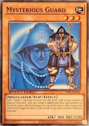 Mysterious Guard (STP6-EN018) - Speed Duel: Tournament Pack 6 Unlimited Speed Duel: Tournament Pack 6 Yugioh Single  Squirtle Squad Card Shop.