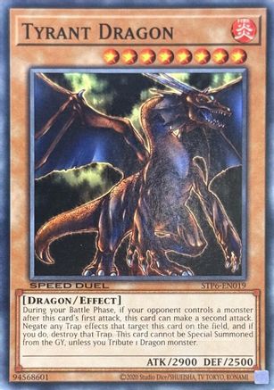 Tyrant Dragon (STP6-EN019) - Speed Duel: Tournament Pack 6 Unlimited Speed Duel: Tournament Pack 6 Yugioh Single  Squirtle Squad Card Shop.
