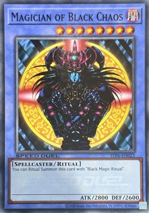 Magician of Black Chaos (STP6-EN023) - Speed Duel: Tournament Pack 6 Unlimited Speed Duel: Tournament Pack 6 Yugioh Single  Squirtle Squad Card Shop.