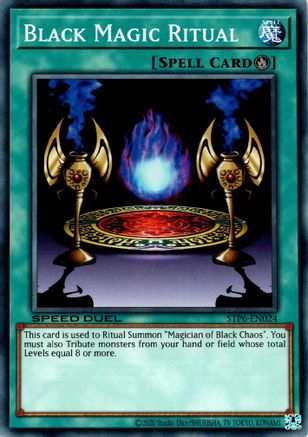 Black Magic Ritual (STP6-EN024) - Speed Duel: Tournament Pack 6 Unlimited Speed Duel: Tournament Pack 6 Yugioh Single  Squirtle Squad Card Shop.