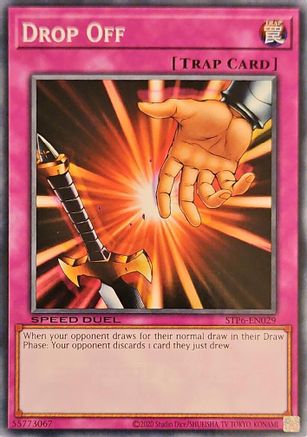 Drop Off (STP6-EN029) - Speed Duel: Tournament Pack 6 Unlimited Speed Duel: Tournament Pack 6 Yugioh Single  Squirtle Squad Card Shop.