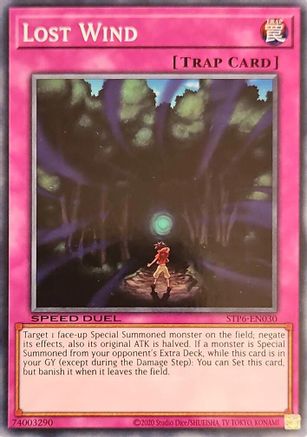 Lost Wind (STP6-EN030) - Speed Duel: Tournament Pack 6 Unlimited Speed Duel: Tournament Pack 6 Yugioh Single  Squirtle Squad Card Shop.