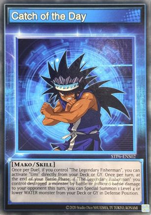 Catch of the Day (STP6-ENS02) - Speed Duel: Tournament Pack 6 Unlimited Speed Duel: Tournament Pack 6 Yugioh Single  Squirtle Squad Card Shop.