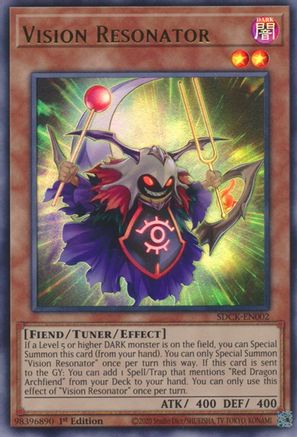 Vision Resonator (SDCK-EN002) - Structure Deck: The Crimson King 1st Edition Structure Deck: The Crimson King Yugioh Single  Squirtle Squad Card Shop.