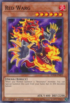 Red Warg (SDCK-EN012) - Structure Deck: The Crimson King 1st Edition Structure Deck: The Crimson King Yugioh Single  Squirtle Squad Card Shop.