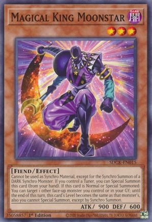 Magical King Moonstar (SDCK-EN015) - Structure Deck: The Crimson King 1st Edition Structure Deck: The Crimson King Yugioh Single  Squirtle Squad Card Shop.