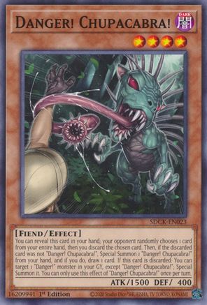 Danger! Chupacabra! (SDCK-EN023) - Structure Deck: The Crimson King 1st Edition Structure Deck: The Crimson King Yugioh Single  Squirtle Squad Card Shop.