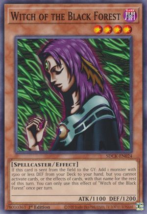 Witch of the Black Forest (SDCK-EN024) - Structure Deck: The Crimson King 1st Edition Structure Deck: The Crimson King Yugioh Single  Squirtle Squad Card Shop.