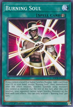 Burning Soul (SDCK-EN030) - Structure Deck: The Crimson King 1st Edition Structure Deck: The Crimson King Yugioh Single  Squirtle Squad Card Shop.