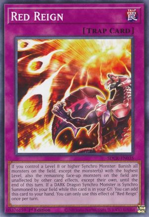 Red Reign (SDCK-EN035) - Structure Deck: The Crimson King 1st Edition Structure Deck: The Crimson King Yugioh Single  Squirtle Squad Card Shop.