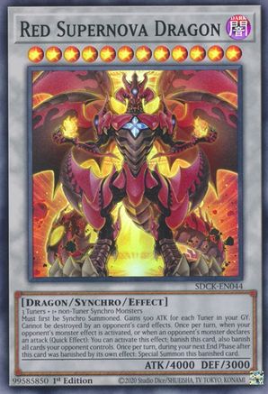 Red Supernova Dragon (SDCK-EN044) - Structure Deck: The Crimson King 1st Edition Structure Deck: The Crimson King Yugioh Single  Squirtle Squad Card Shop.