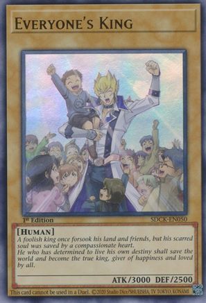 Everyone's King (SDCK-EN050) - Structure Deck: The Crimson King 1st Edition Structure Deck: The Crimson King Yugioh Single  Squirtle Squad Card Shop.