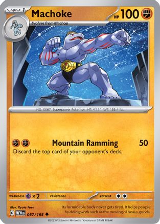 Machoke 067/165  - Reverse Holofoil SV Scarlet & Violet 151 - Uncommon SV: Scarlet & Violet 151 Pokemon Single  Squirtle Squad Card Shop.