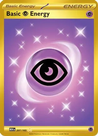 Basic Psychic Energy 207/165  - Holofoil SV Scarlet & Violet 151 - Hyper Rare SV: Scarlet & Violet 151 Pokemon Single  Squirtle Squad Card Shop.