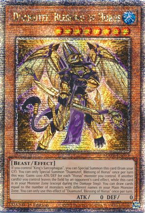 Duamutef, Blessing of Horus (Quarter Century Secret Rare) (AGOV-EN012) - Age of Overlord 1st Edition Age of Overlord Yugioh Single  Squirtle Squad Card Shop.