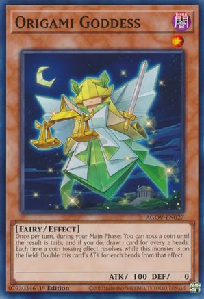 Origami Goddess (AGOV-EN027) - Age of Overlord 1st Edition Age of Overlord Yugioh Single  Squirtle Squad Card Shop.