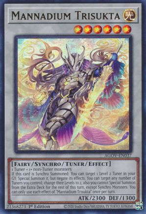 Mannadium Trisukta (AGOV-EN037) - Age of Overlord 1st Edition Age of Overlord Yugioh Single  Squirtle Squad Card Shop.