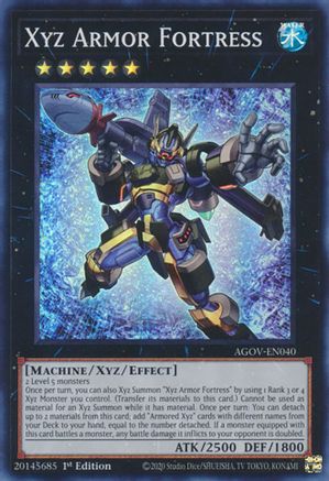 Xyz Armor Fortress (AGOV-EN040) - Age of Overlord 1st Edition Age of Overlord Yugioh Single  Squirtle Squad Card Shop.