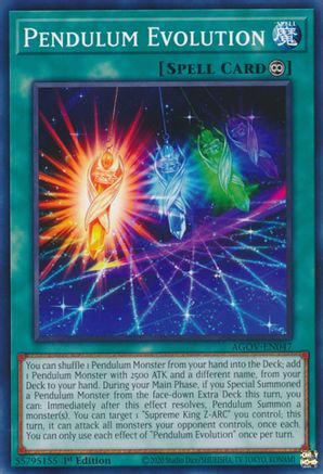 Pendulum Evolution (AGOV-EN047) - Age of Overlord 1st Edition Age of Overlord Yugioh Single  Squirtle Squad Card Shop.