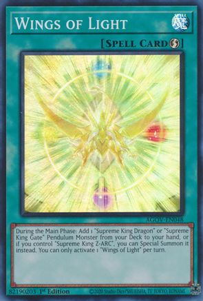 Wings of Light (AGOV-EN048) - Age of Overlord 1st Edition Age of Overlord Yugioh Single  Squirtle Squad Card Shop.