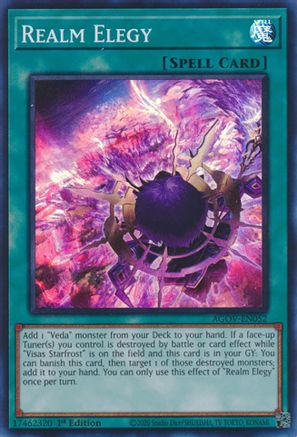 Realm Elegy (AGOV-EN052) - Age of Overlord 1st Edition Age of Overlord Yugioh Single  Squirtle Squad Card Shop.