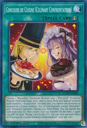Concours de Cuisine (Culinary Confrontation) (AGOV-EN064) - Age of Overlord 1st Edition Age of Overlord Yugioh Single  Squirtle Squad Card Shop.