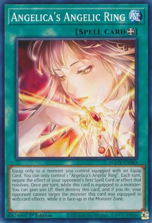 Angelica's Angelic Ring (AGOV-EN065) - Age of Overlord 1st Edition Age of Overlord Yugioh Single  Squirtle Squad Card Shop.