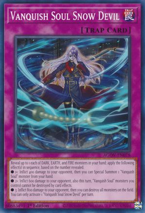 Vanquish Soul Snow Devil (AGOV-EN078) - Age of Overlord 1st Edition Age of Overlord Yugioh Single  Squirtle Squad Card Shop.
