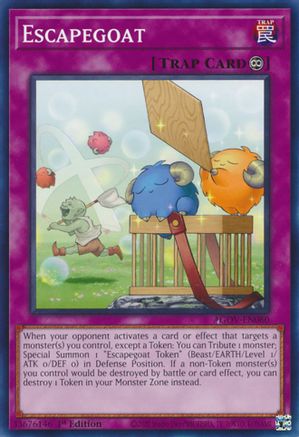 Escapegoat (AGOV-EN080) - Age of Overlord 1st Edition Age of Overlord Yugioh Single  Squirtle Squad Card Shop.