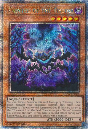 Tainted of the Tistina (Quarter Century Secret Rare) (AGOV-EN088) - Age of Overlord 1st Edition Age of Overlord Yugioh Single  Squirtle Squad Card Shop.