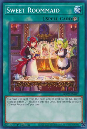 Sweet Roommaid (AGOV-EN097) - Age of Overlord 1st Edition Age of Overlord Yugioh Single  Squirtle Squad Card Shop.