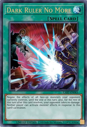 Dark Ruler No More (LART-EN063) - The Lost Art Promotion Limited The Lost Art Promotion Yugioh Single  Squirtle Squad Card Shop.