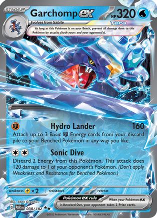 Garchomp ex 038 (H) - SV04 Paradox Rift - DR