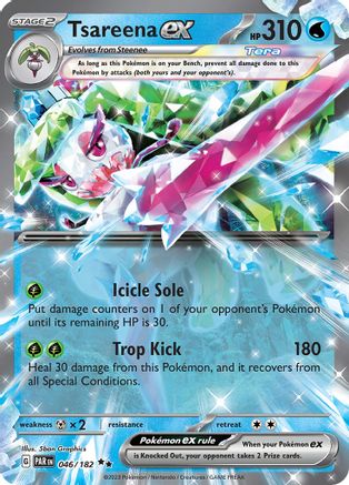 Tsareena ex 046/182 – Paradox Rift – Holofoil Double Rare