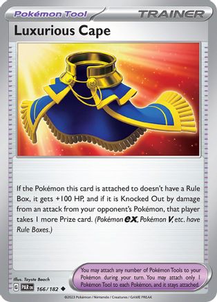 Luxurious Cape 166  SV04 Paradox Rift - Uncommon SV04: Paradox Rift Pokemon Single  Squirtle Squad Card Shop.