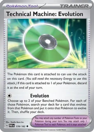 Technical Machine: Evolution 178  - Reverse Holofoil SV04 Paradox Rift - Uncommon