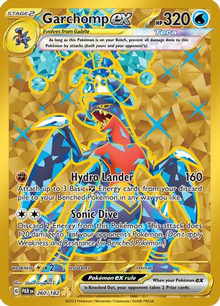 Garchomp ex 260/182  - Holofoil SV04 Paradox Rift - Hyper Rare SV04: Paradox Rift Pokemon Single  Squirtle Squad Card Shop.