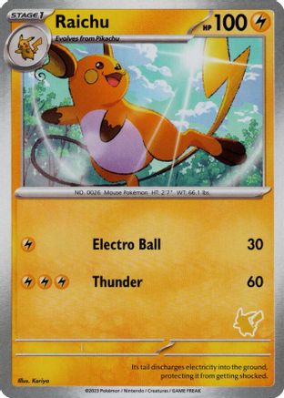 Raichu  My First Battle - Unconfirmed My First Battle Pokemon Single  Squirtle Squad Card Shop.