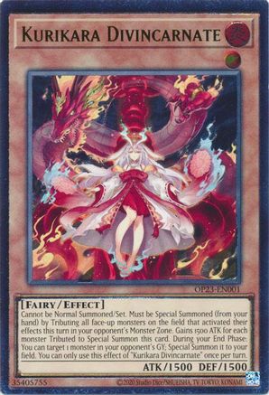Kurikara Divincarnate (UTR) (OP23-EN001) - OTS Tournament Pack 23 Unlimited OTS Tournament Pack 23 Yugioh Single  Squirtle Squad Card Shop.