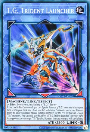 T.G. Trident Launcher (OP23-EN009) - OTS Tournament Pack 23 Unlimited OTS Tournament Pack 23 Yugioh Single  Squirtle Squad Card Shop.