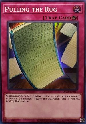 Pulling the Rug (OP23-EN011) - OTS Tournament Pack 23 Unlimited OTS Tournament Pack 23 Yugioh Single  Squirtle Squad Card Shop.