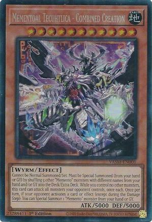 Mementoal Tecuhtlica - Combined Creation (CR) (VASM-EN001) - Valiant Smashers 1st Edition Valiant Smashers Yugioh Single  Squirtle Squad Card Shop.