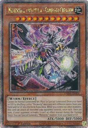 Mementoal Tecuhtlica - Combined Creation (Quarter Century Secret Rare) (VASM-EN001) - Valiant Smashers 1st Edition Valiant Smashers Yugioh Single  Squirtle Squad Card Shop.